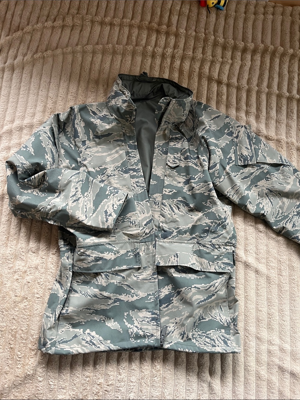 U.S. Army Camouflage Field Jacket in Gray and Green